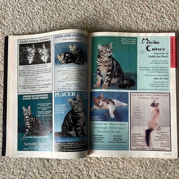 Vintage CATS USA 1999 ANNUAL Magazine Perfect for any cat lover - Picture 5 of 7